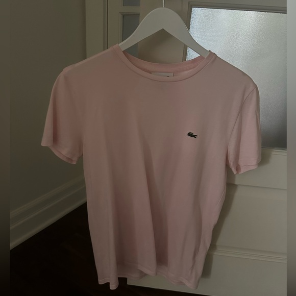 LACOSTE pink tshirt for women’s/ perfect condition - Picture 1 of 4